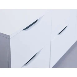 Inter Link Kommode „Westphalen 6-B“, weiß, 6 Schubladen, 122x50x40 cm