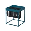 Inter Link Magazinständer „Club NY“, blau-schwarz, 35x40x35 cm