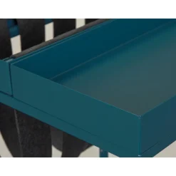 Inter Link Magazinständer „Club NY“, blau-schwarz, 35x40x35 cm