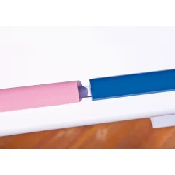 Inter Link Schreibtisch „Baru“, mit Schublade, rosa weiß, 109x90x55 cm