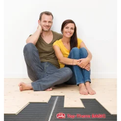 Jollytherm Fußbodenheizung Top-Therm Basic für Laminat/Parkett/Klickvinyl 1,25 m²