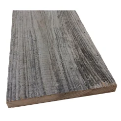 JÜRGENS Altholz Brett sonnenverbrannt grau 1000 x 100-150 x 20 mm