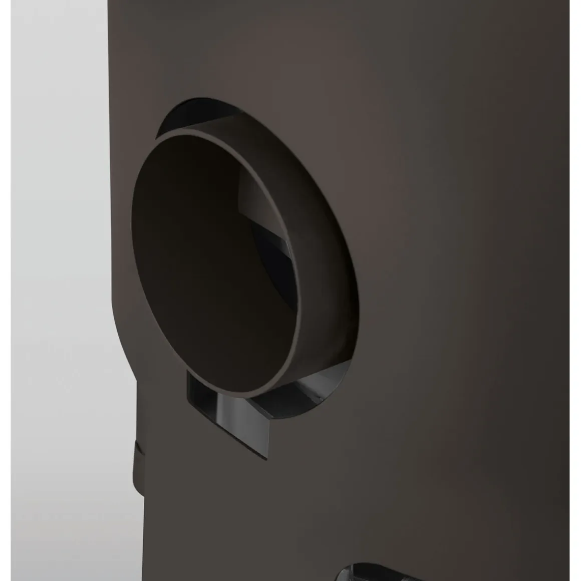 Justus Kaminofen „Baltrum D“ 2.0, 5,5 kW, Stahl/Stahl schwarz