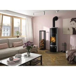 Kaminofen Faro Aqua 2.0 SpecksteinKorpus Stahl Schwarz