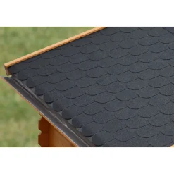 Karibu Schindeln Biberschw schwarz 3 m²