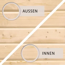 Karibu Stelzenhaus Benjamin naturbelassen inkl Rutsche rot