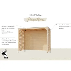 Karibu Cubus Pavillon naturbelassen