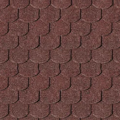 Karibu Dachschindeln Biberschwanz dunkelrot 3 m²