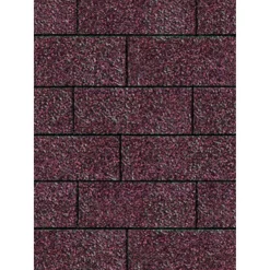 Karibu Dachschindeln Rechteck dunkelrot 3 m²