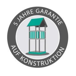 Karibu Doppelschaukel Felix mit Klettergerüst und Rutsche