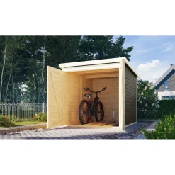 Karibu Fahrradgarage terragrau