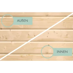 Karibu Fidel inklusive . Rampe naturbelassen Rutsche blau