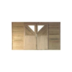 Karibu Front mit Doppeltür KDI Höhe 200 cm Breite 250 cm