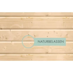 Karibu Fussboden fuer Sockelm naturbelassen