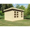 Karibu Gartenhaus Schönbuch 1/2 naturbelassen 366 x 246 x 227 cm