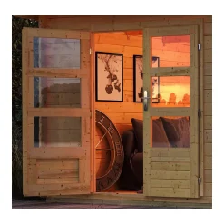 Karibu Gartenhaus Trittau 5 naturbelassen