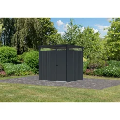 Karibu Metall Gerätehaus Oesten 1,5