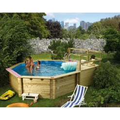 Karibu Pool 2 Variante C inkl Sonnenterrasse