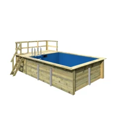 Karibu Pool Größe 2 44 mm inkl Terrasse