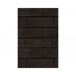 Karibu Rechteckdachschindeln schwarz