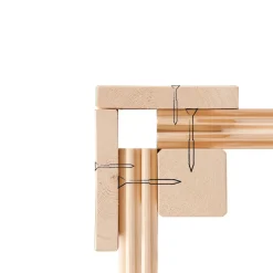 Karibu Saunahaus Skrollan 3 terragrau externe Steuerung