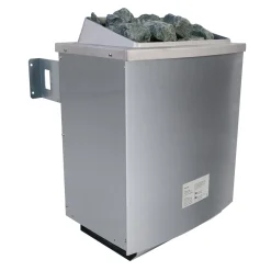 Karibu Saunahaus Skrollan 3 terragrau externe Steuerung