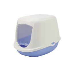 Katzentoilette Duchesse sweet blau/weiß 44,5 x 35,5 x 32 cm