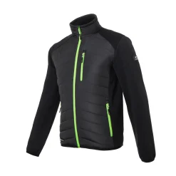 Kübler Hybridjacke PULSE TECH schwarz/neongrün Größe XL