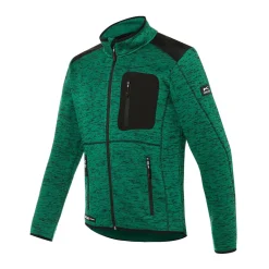 Kübler Strickjacke PULSE DAILY moosgrün/schwarz Größe M