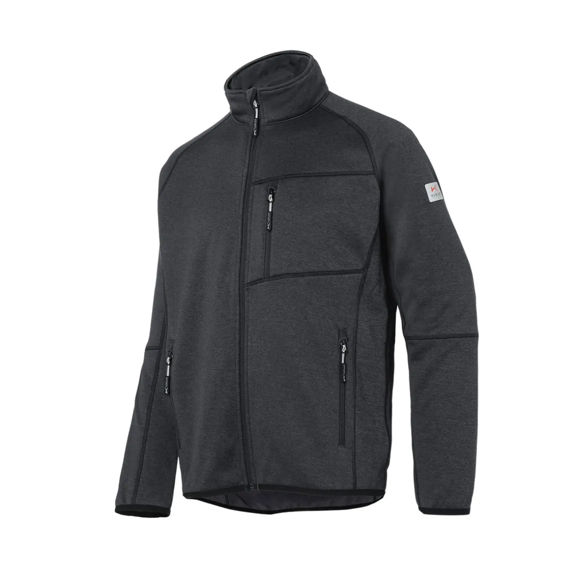 Kübler Sweat-Fleecejacke dunkelgrau Größe XL