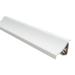 Küchenwandprofil inklusive Befestigung weiß 23 x 25 x 2600 mm