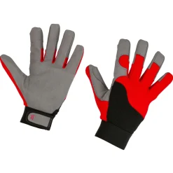 Keron Arbeitshandschuh Zelos Active grau-rot Größe 9/L