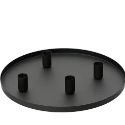 Kerzenhalter Eisen schwarz