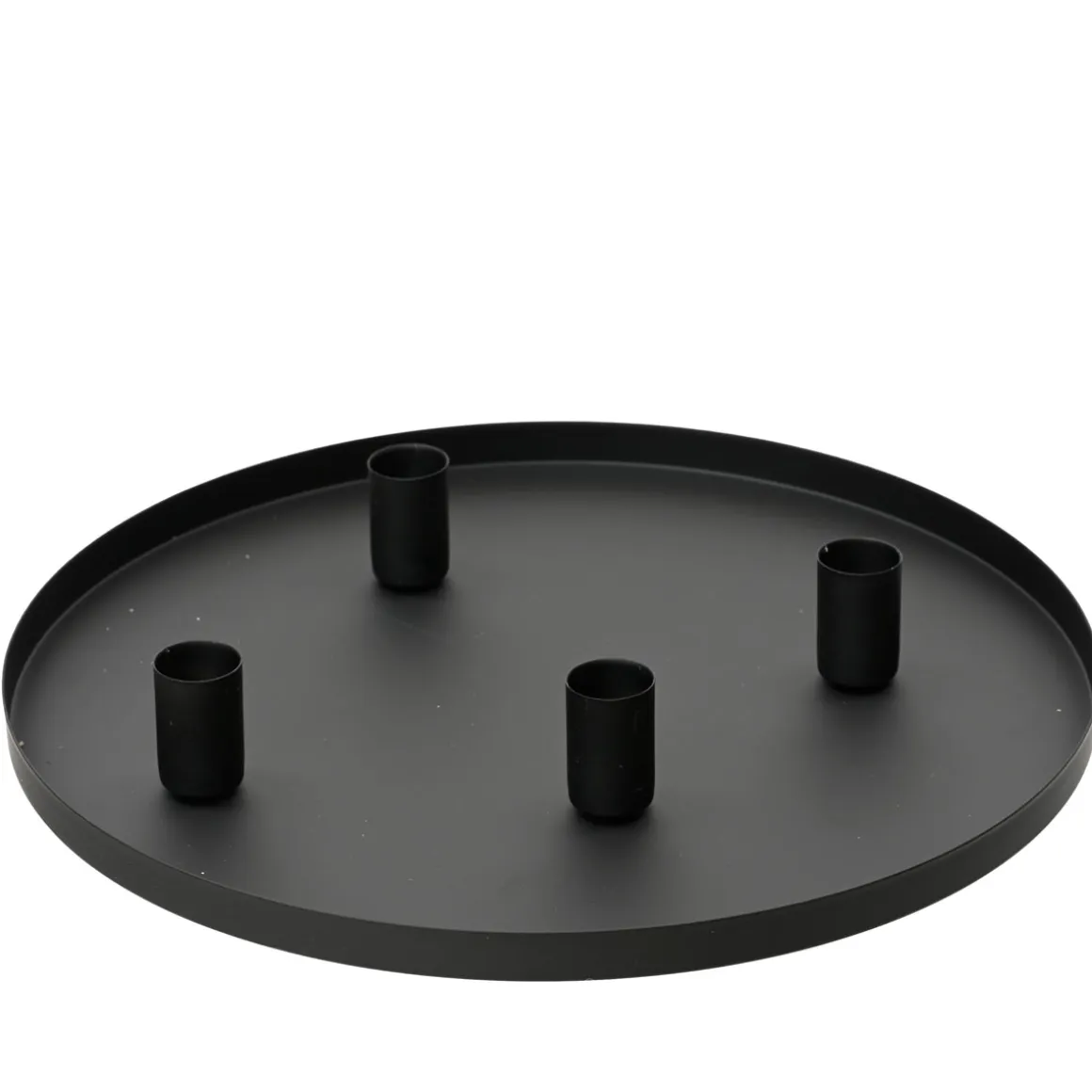 Kerzenhalter Eisen schwarz