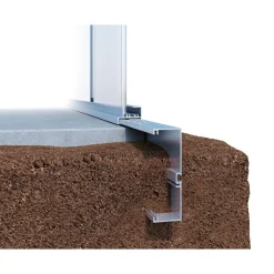 KGT Fundamentrahmen für Gewächshaus Rose IV