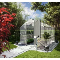 KGT Gewächshaus Callas IV 6,8m² silber