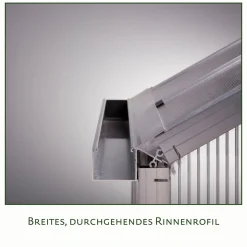 KGT Gewächshaus Lilie IV 12,75m² grün