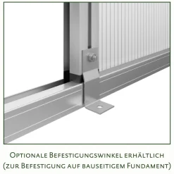 KGT Gewächshaus Rhodo III 5,15m² silber