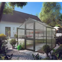 KGT Gewächshaus Rose II 5m² schwarz