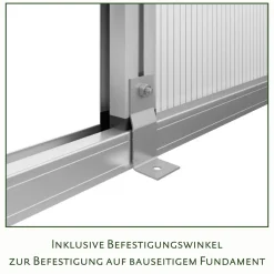 KGT Gewächshaus Rose II 5m² schwarz