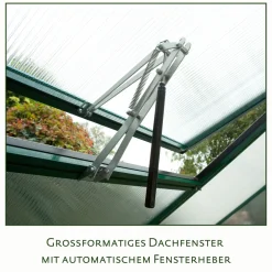 KGT Gewächshaus Rose II 5m² schwarz