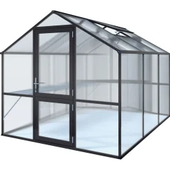 KGT Gewächshaus Rose III 7,5m² schwarz