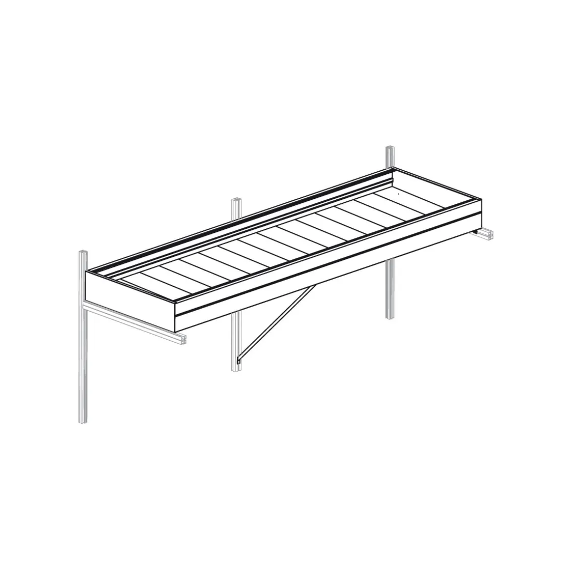KGT Pflanzwanne für Rose IV 63,5 cm