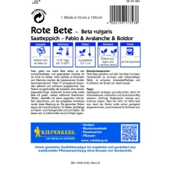 Kiepenkerl Rote Beete Pablo Avalanche Boldor Saatteppich