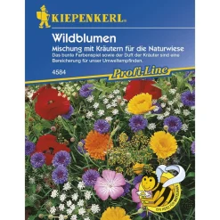 Kiepenkerl Wildblumen mit Kräutern Mischung ein-u.mehrjährig Profi-Line