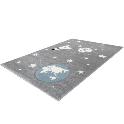 Kinderzimmerteppich „Australia - Yowah“, silber