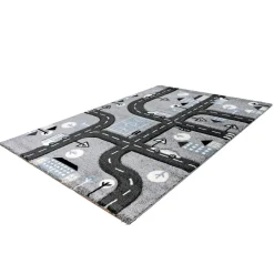 Kinderzimmerteppich „Australia - Marree“, silber