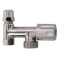 Kirchhoff Geräteanschluss-Zusatzventil 3/8" x 10 mm x 3/4"