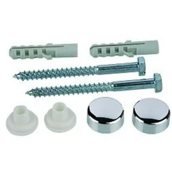 Kirchhoff WC-Befestigungssatz Sechskant verchromt 6 x 70 mm