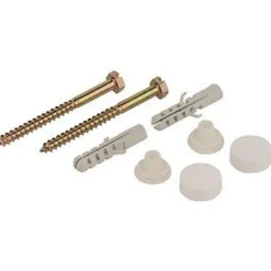 Kirchhoff WC-Befestigungssatz Sechskant weiß 6 x 70 mm